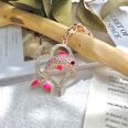 Fashion heartshaped alloy rhinestone rose gold wholesale key chain pendantpicture13